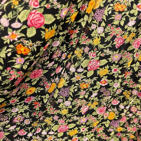 rag & bone 100% Silk Floral Maxi Dress Spaghetti Halter Top Sz 6 - Picture 6 of 9